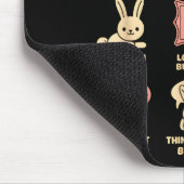 Tapis De Souris Funny Things I Do In My Spare Time Bunny Rabbit Gi (Coin)