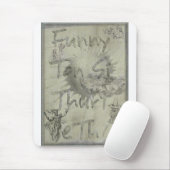 Tapis De Souris Funny Ton si thurt Eth (Avec souris)
