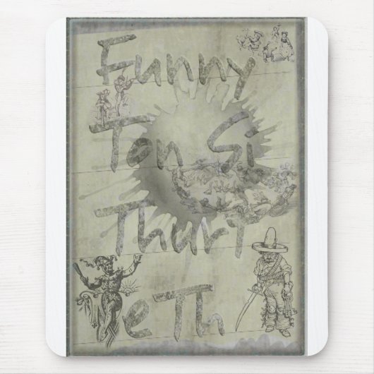 Tapis De Souris Funny Ton si thurt Eth (Devant)