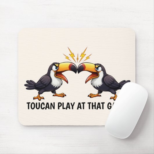 Tapis De Souris Funny Toucan (Avec souris)