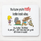 Tapis De Souris Funny Trailer Park (Devant)