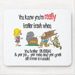 Tapis De Souris Funny Trailer Park