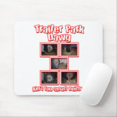 Tapis De Souris Funny Trailer Park Dawg Red (Avec souris)