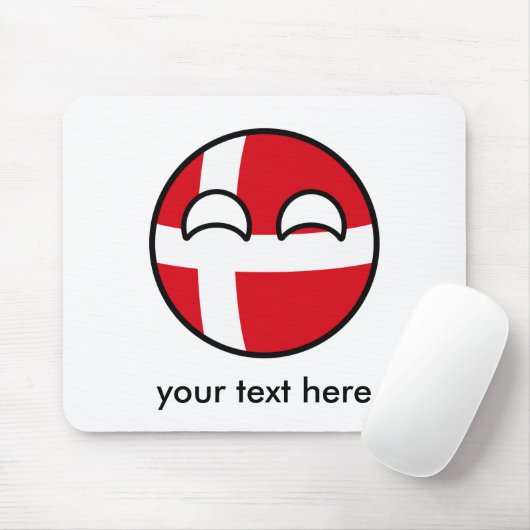 Tapis De Souris Funny Trending Geeky Danemark Camptryball (Avec souris)