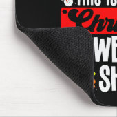 Tapis De Souris Funny Ugly Christmas Sweater Shirt Inflation Xmas (Coin)