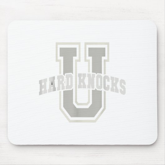 Tapis De Souris Funny University Of Hard Knocks Affirmation Colleg (Devant)