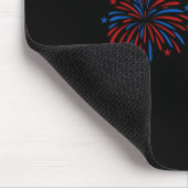 Tapis De Souris Funny Usa Fireworks Couple Just Here For The Firew (Coin)