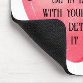 Tapis De Souris Funny Valentine pink heart (Coin)