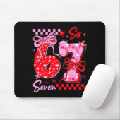 Tapis De Souris Funny Valentine’s Day 67 Meme 6 7 Valentine Bow He (Avec souris)