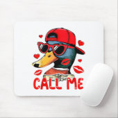 Tapis De Souris Funny Valentines Day Call Me Duck Hunting Men Wome (Avec souris)