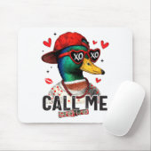 Tapis De Souris Funny Valentines Day Call Me Duck Hunting Men Wome (Avec souris)