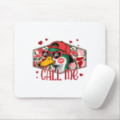 Tapis De Souris Funny Valentines Day Call Me Duck Hunting Men Wome (Avec souris)