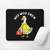 Tapis De Souris Funny Wee Woo Crew Goose Emt Paramedic Firefighter (Avec souris)