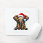 Tapis De Souris Funny White Elephant For Adults Pjs Under 15 20  (Avec souris)