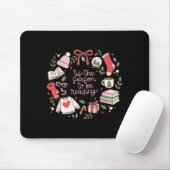 Tapis De Souris Funny Xmas Tis The Season To Be Reading Books Paja (Avec souris)