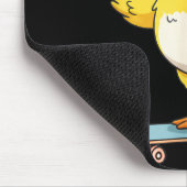 Tapis De Souris Funny Yellow Duck Skater Skateboard Ballerina Zoo (Coin)