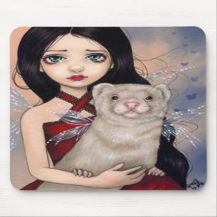 Tapis De Souris "Furet à ailes" Mousepad