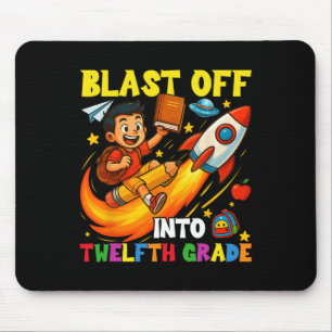 Tapis De Souris Fusée Blast Off en senior drôle Ck à l'école