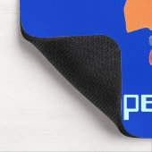 Tapis de souris fusée personnalisé (Coin)