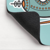 Tapis De Souris fusée rétro (Coin)