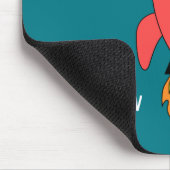 Tapis De Souris Fusée rouge de bande dessinée (Coin)