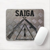 Tapis De Souris Fusil Mousepad de Saiga (Avec souris)