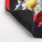 Tapis De Souris Fusion Du Drapeau Philippin Et De Mandelbrot Fract (Coin)