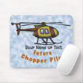 Tapis De Souris Futur pilote d'hélicoptère (Avec souris)