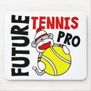 Tapis De Souris Futur pro singe de chaussette de tennis