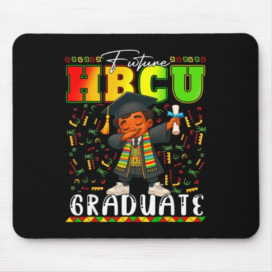 Tapis De Souris Future Hbcu Graduate Black History Month College B (Devant)