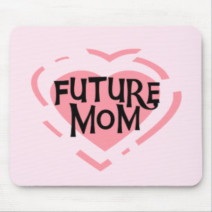 Tapis De Souris Future Mom Pink Heart Tshirts et cadeaux