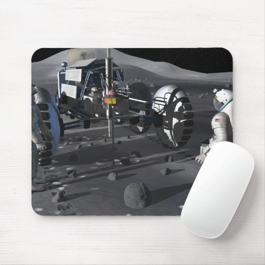 Tapis De Souris Futures missions d'exploration spatiale (Avec souris)
