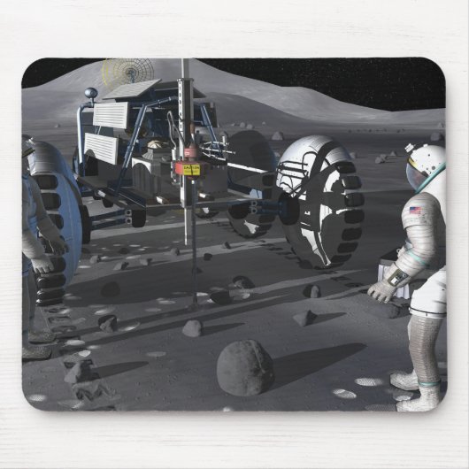 Tapis De Souris Futures missions d'exploration spatiale (Devant)