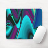 Tapis De Souris futuriste, Abstrait (Avec souris)