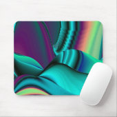 Tapis De Souris futuriste, abstraite Regenbogen (Avec souris)