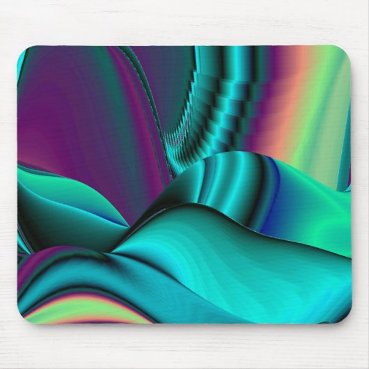 Tapis De Souris futuriste, abstraite Regenbogen (Devant)