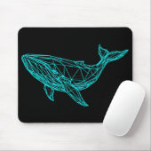 Tapis De Souris Futuristic Geometric Whale Mouse Pad (Avec souris)