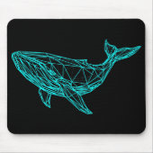 Tapis De Souris Futuristic Geometric Whale Mouse Pad (Devant)