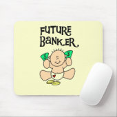 Tapis De Souris Futurs T-shirts et cadeaux de banquier de bébé (Avec souris)