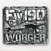Tapis De Souris Fw 190 D-9 Mousepad (Devant)