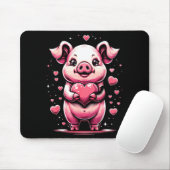 Tapis De Souris G Holding Heart Valentines Day Cute Valentine 1  (Avec souris)