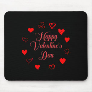 Tapis De Souris G pour femmes imprimé coeur d'amour de la Saint-Va