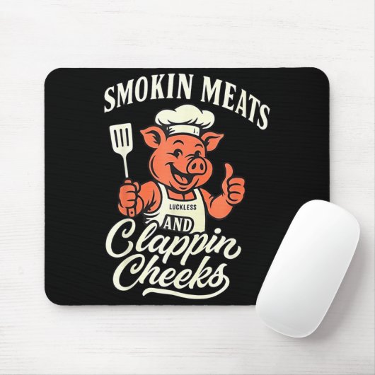Tapis De Souris G Smokin Meats Clapn Cheeks (Avec souris)