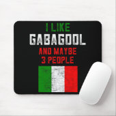 Tapis De Souris Gabagool Shirt Men New Jersey Meat Lover Italian C (Avec souris)