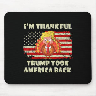 Tapis De Souris Gagnant Je Suis Reconnaissant Que Trump A Gagné A