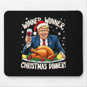 Tapis De Souris Gagnante de Trump, le gagnant du dîner de Noël