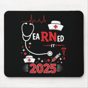 Tapis De Souris Gagné Il 2025 Infirmière Graduation Rn Lpn Cl De
