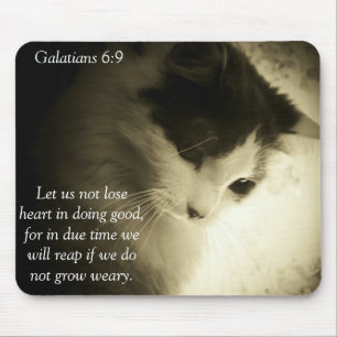 Tapis De Souris Galates 6:9 Ne vous lassez pas de faire le bien