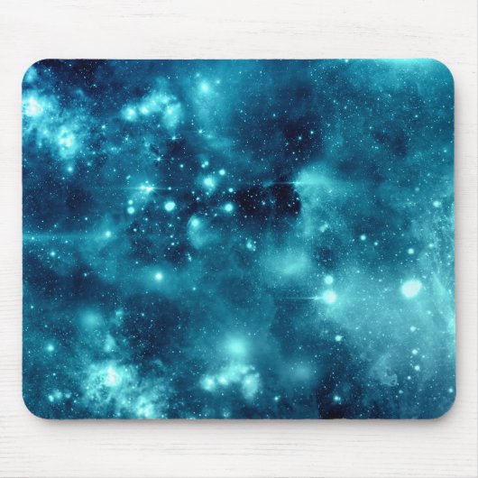 Tapis De Souris Galaxie bleue de l'espace d'astronomie de (Devant)
