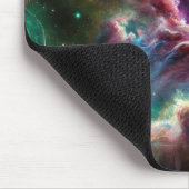 Tapis De Souris Galaxie cosmique colorée avec Nebula radiante (Coin)